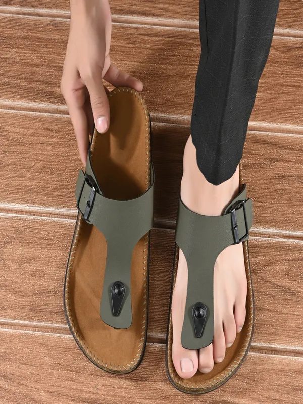 Olive_Casual_Sandals_For_Men