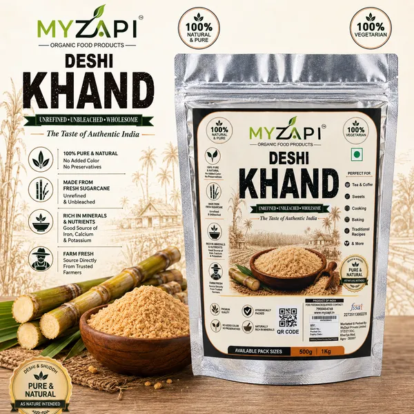 Myzapi_Desi_Khand_–_Traditional_Unrefined_Sugar_with_Authentic_Desi_Taste_&_Natural_Golden_Colour