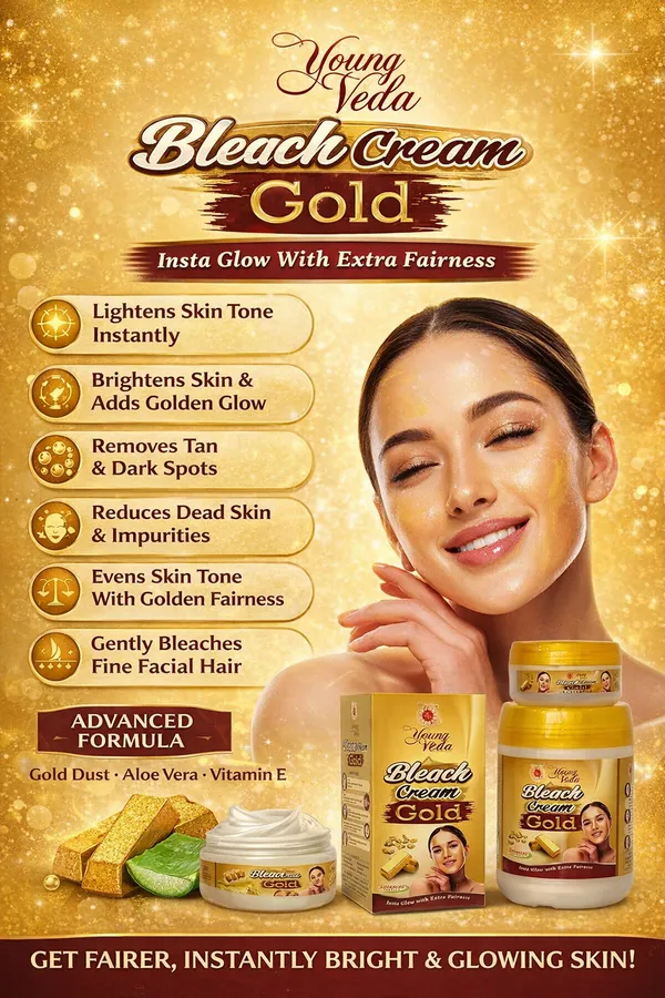 Young_Veda_Gold_Bleach_Cream_800_Gm_Activator_200_Gm