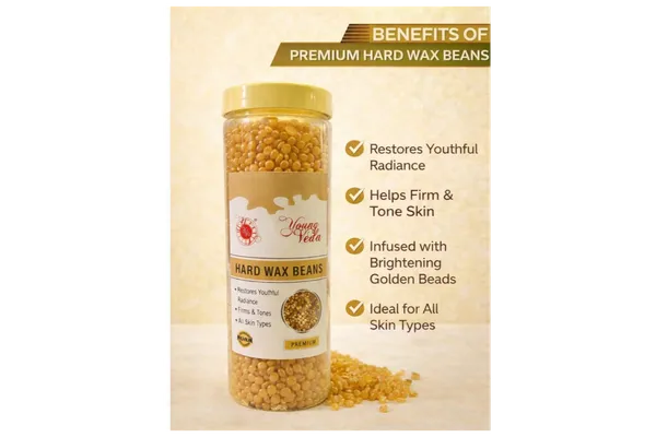 Young_Veda_Gold_Bean_Wax_400_Gm