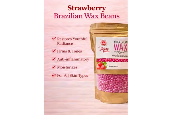 Young_Veda_Strawberry_Bean_Wax_500_Gm