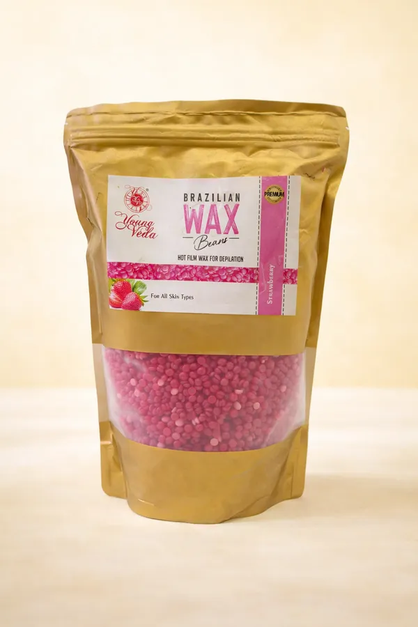 Young_Veda_Strawberry_Bean_Wax_500_Gm
