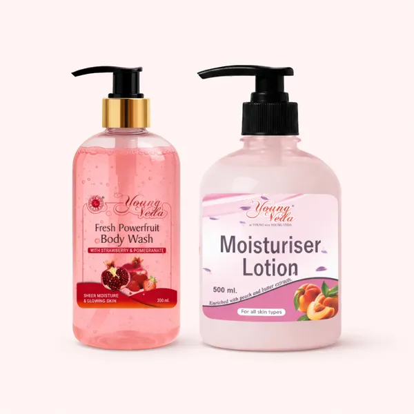 Young_Veda_Fresh_Power_Fruit_Bodywash_300_Ml_And_Young_Veda_Moisturiser_Lotion_500_Ml_Combo