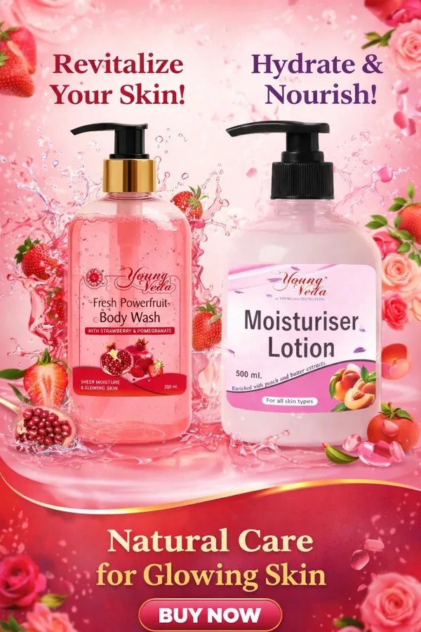 Young_Veda_Fresh_Power_Fruit_Bodywash_300_Ml_And_Young_Veda_Moisturiser_Lotion_500_Ml_Combo