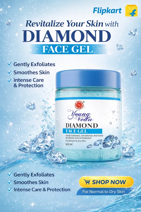 Young_Veda_Diamond_Face_Gel_450_Ml_Buy_1_Get_1_Free