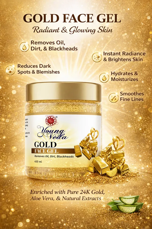 Young_Veda_Gold_Face_Gel_450_Ml_Buy_1_Get_1_Free