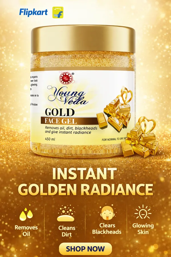 Young_Veda_Gold_Face_Gel_450_Ml_Buy_1_Get_1_Free