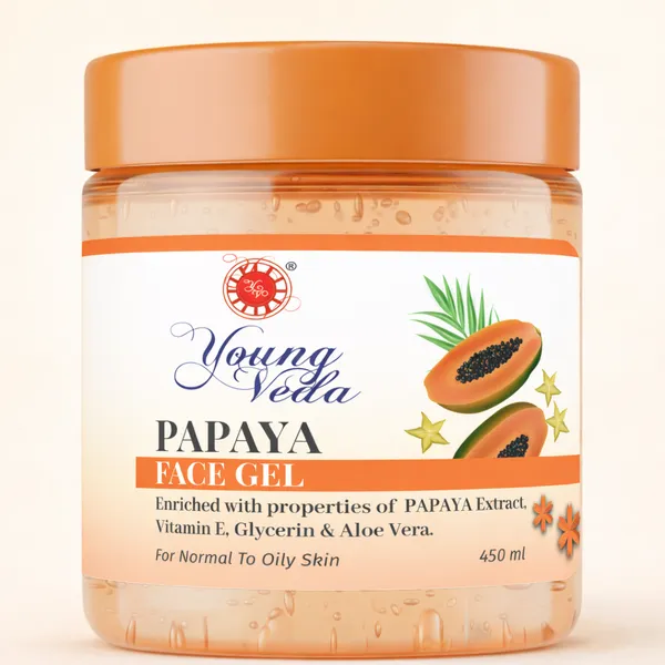 Young_Veda_Papaya_Face_Gel_450_Ml_Buy_1_Get_1_Free