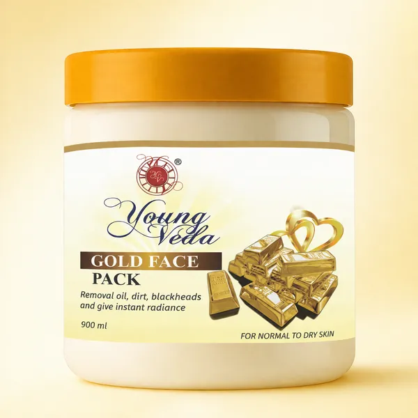 Young_Veda_Gold_Face_Pack_900_Ml