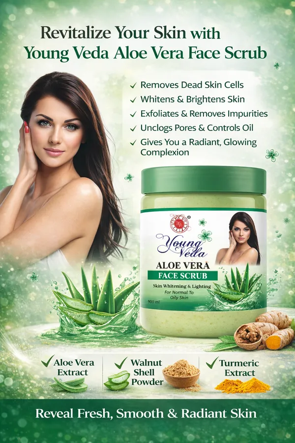 Young_Veda_Aloevera_Face_Scrub_900_Ml