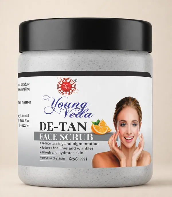 Young_Veda_D_Tan_Face_Scrub_450_Ml_Buy_1_Get_1_Free