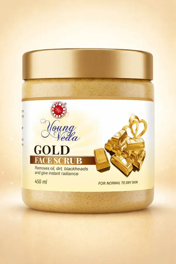 Young_Veda_Gold_Face_Scrub_450_Ml_Buy_1_Get_1_Free
