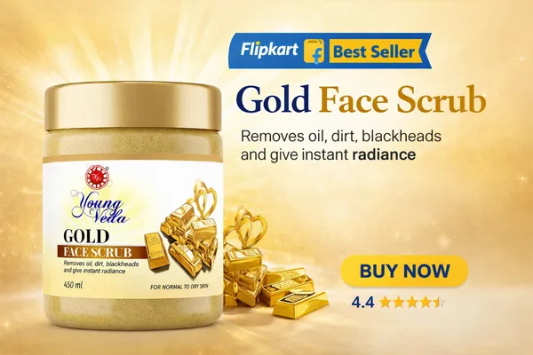 Young_Veda_Gold_Face_Scrub_450_Ml_Buy_1_Get_1_Free