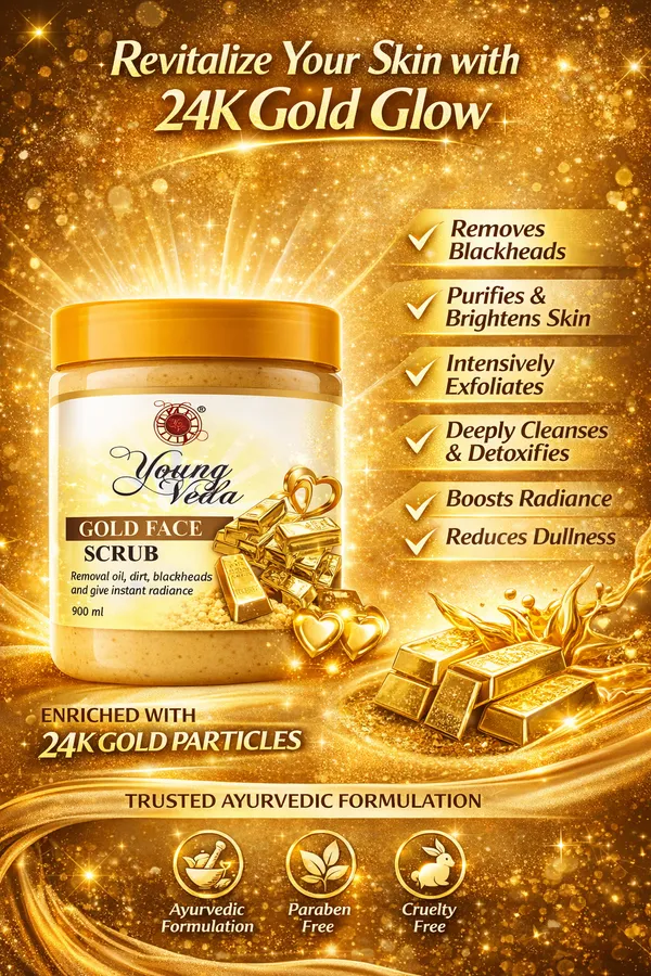 Young_Veda_Gold_Face_Scrub_900_Ml