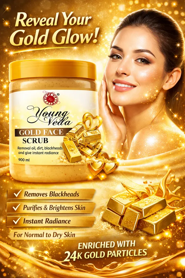 Young_Veda_Gold_Face_Scrub_900_Ml