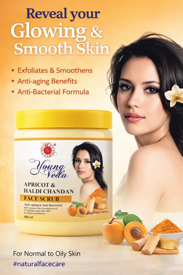 Young_Veda_Apricort_And_Haldi_Chandan_Face_Scrub_900_Ml