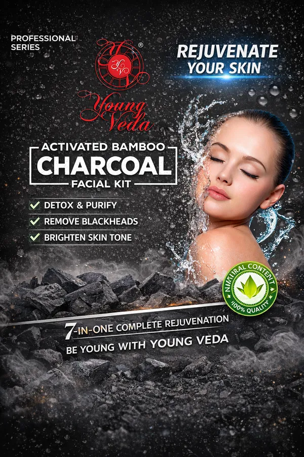 Young_Veda_Charcol_Facial_Kit_500_Gm