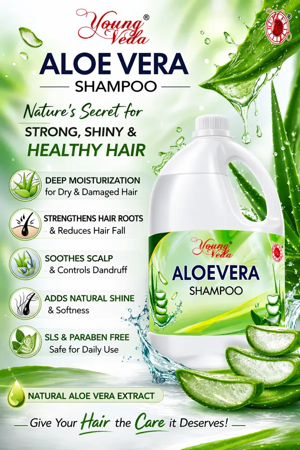 Young_Veda_Aloevera_Shampoo_5_L_Round_Can