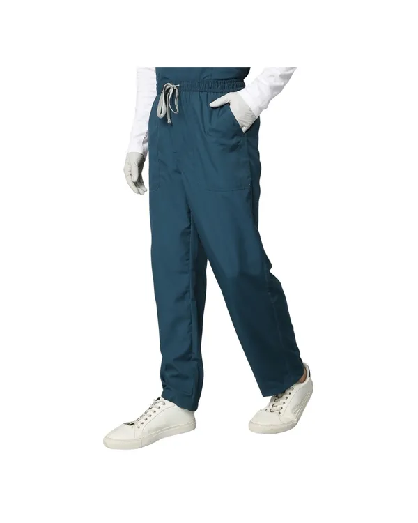 Forest_Green_Poly_Viscose_classic_Medical_Scrubs_Set_For_Doctors,_Nurses_And_Healthcare_Professionals