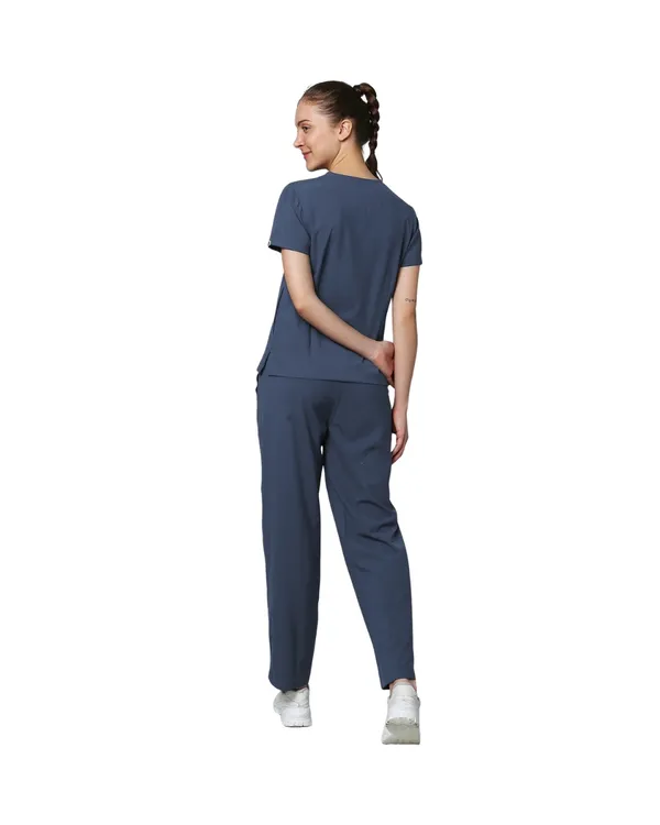 Steel_Grey_Poly_Viscose_Premium_Medical_Scrubs_Set_For_Doctors,_Nurses_And_Healthcare_Professionals