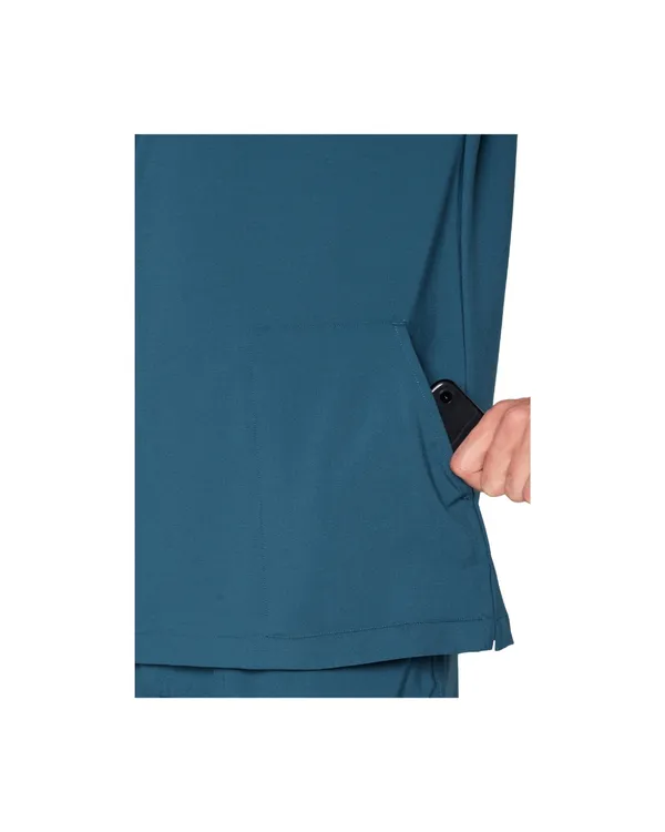 Forest_Green_Poly_Viscose_Premium_Medical_Scrubs_Set_For_Doctors,_Nurses_And_Healthcare_Professionals