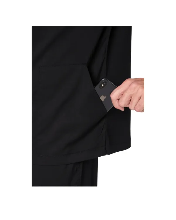 Black_Poly_Viscose_Premium_Medical_Scrubs_Set_For_Doctors,_Nurses_And_Healthcare_Professionals