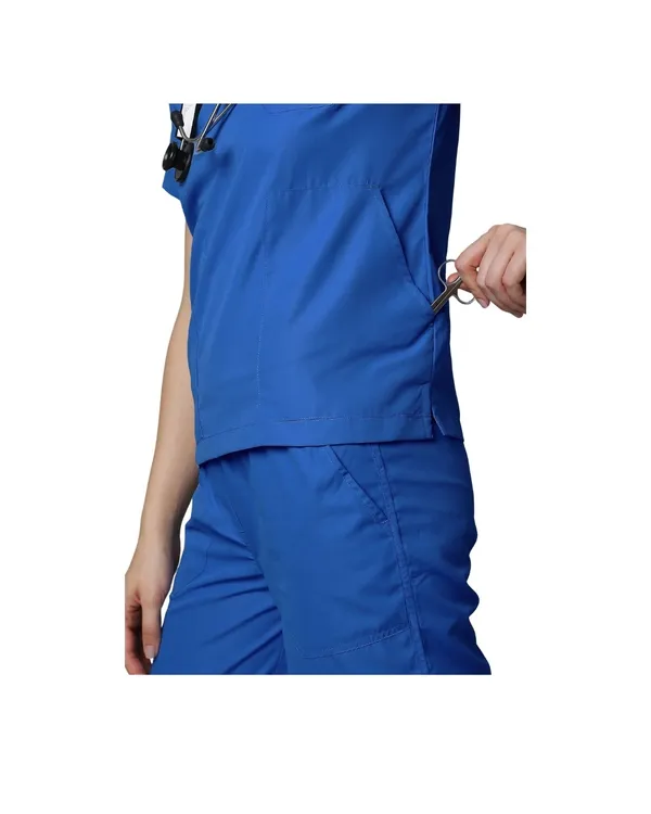 Ceil_Blue_Poly_Viscose_classic_Medical_Scrubs_Set_For_Doctors,_Nurses_And_Healthcare_Professionals