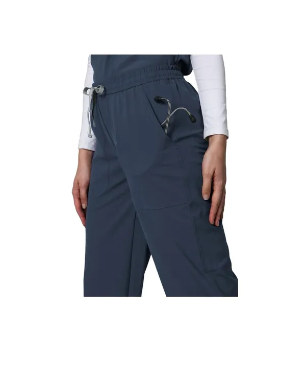 Steel_Grey_Poly_Viscose_Premium_Medical_Scrubs_Set_For_Doctors,_Nurses_And_Healthcare_Professionals