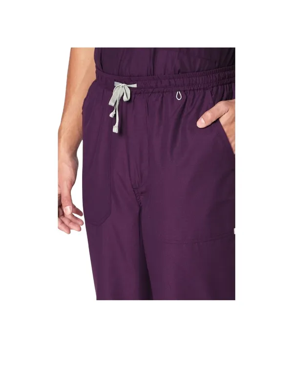 Wine_Poly_Viscose_classic_Medical_Scrubs_Set_For_Doctors,_Nurses_And_Healthcare_Professionals