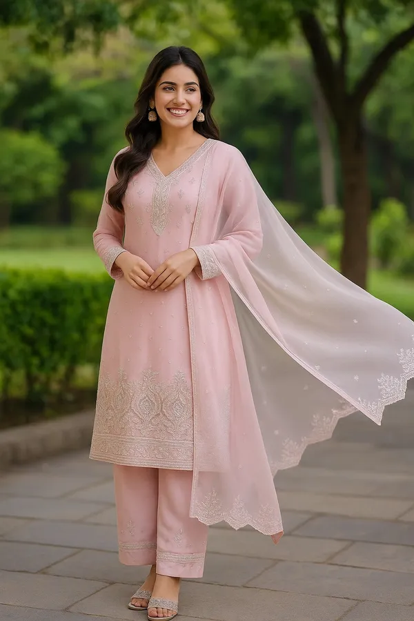 Light_Pink_Georgette_Premium_&_Fancy_Design_Suit_Set_For_Women