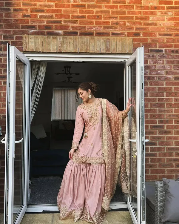 Light_Pink_Chinon_Premium_&_Fancy_Design_Sharara_Set_For_Women