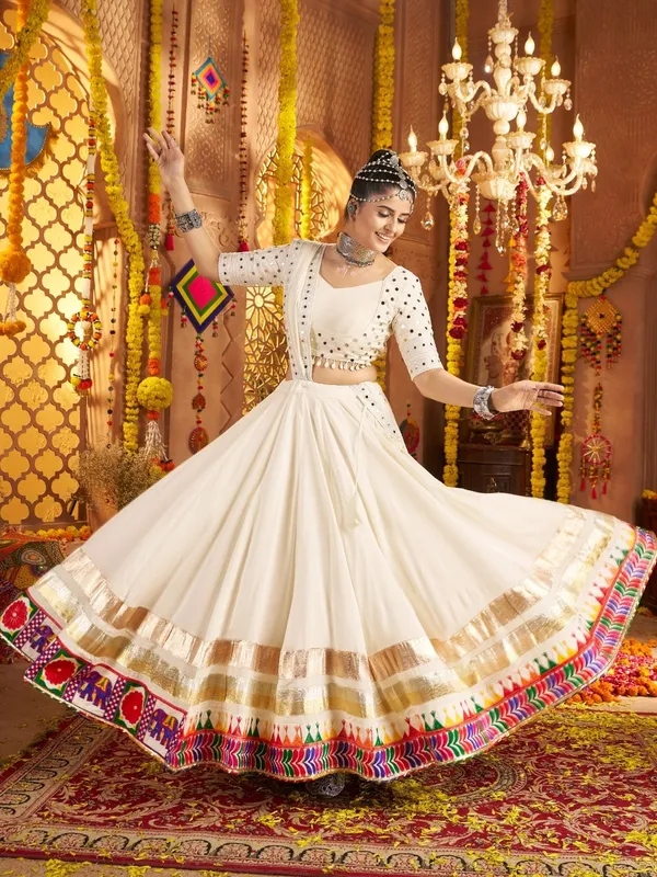 Off_White_Pure_Vichitra_Premium_&_Fancy_Design_Lehenga_Set_For_Women