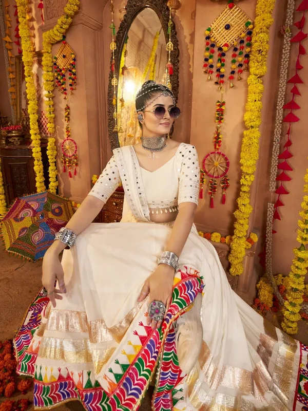 Off_White_Pure_Vichitra_Premium_&_Fancy_Design_Lehenga_Set_For_Women
