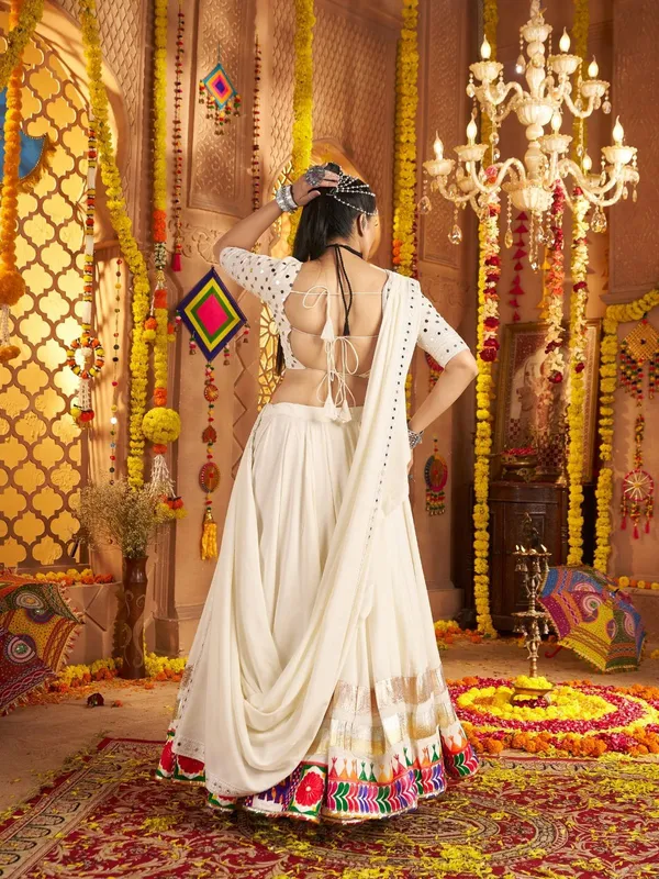 Off_White_Pure_Vichitra_Premium_&_Fancy_Design_Lehenga_Set_For_Women
