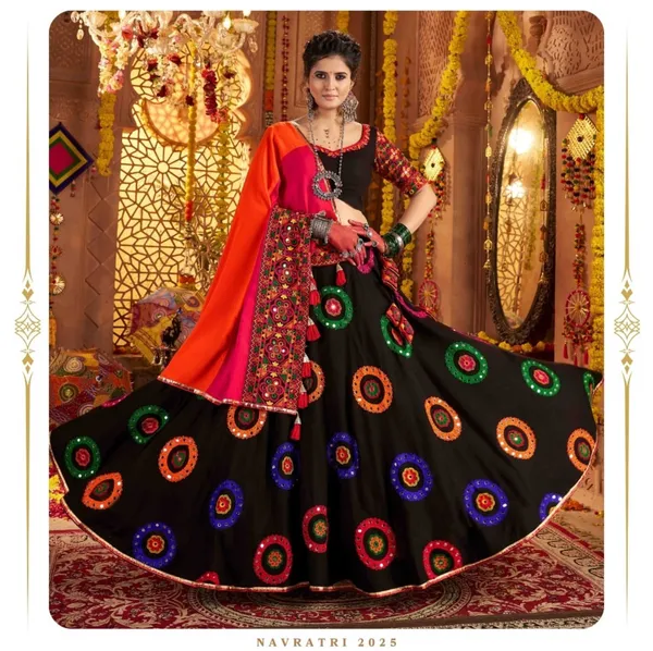 Black_Pure_Vichitra_Premium_&_Fancy_Design_Lehenga_And_Choli_For_Women