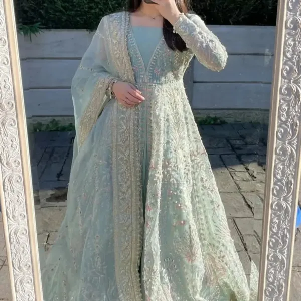 Light_Blue_Cotton_Premium_&_Fancy_Design_Anarkali_Set_For_Women