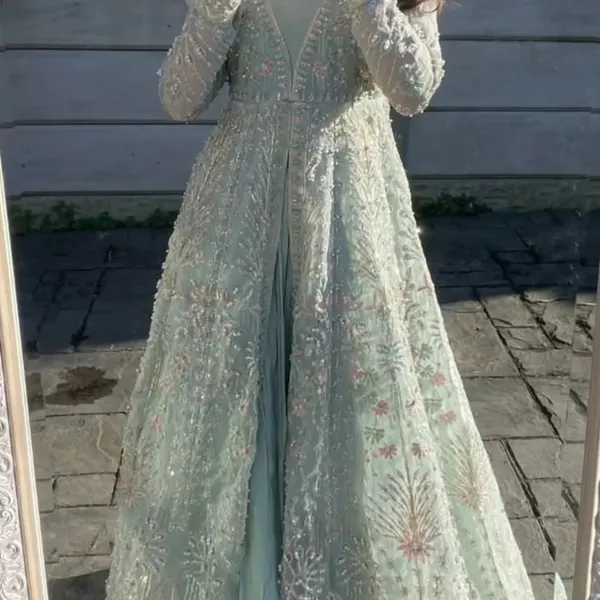 Light_Blue_Cotton_Premium_&_Fancy_Design_Anarkali_Set_For_Women