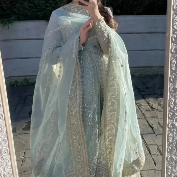 Light_Blue_Cotton_Premium_&_Fancy_Design_Anarkali_Set_For_Women
