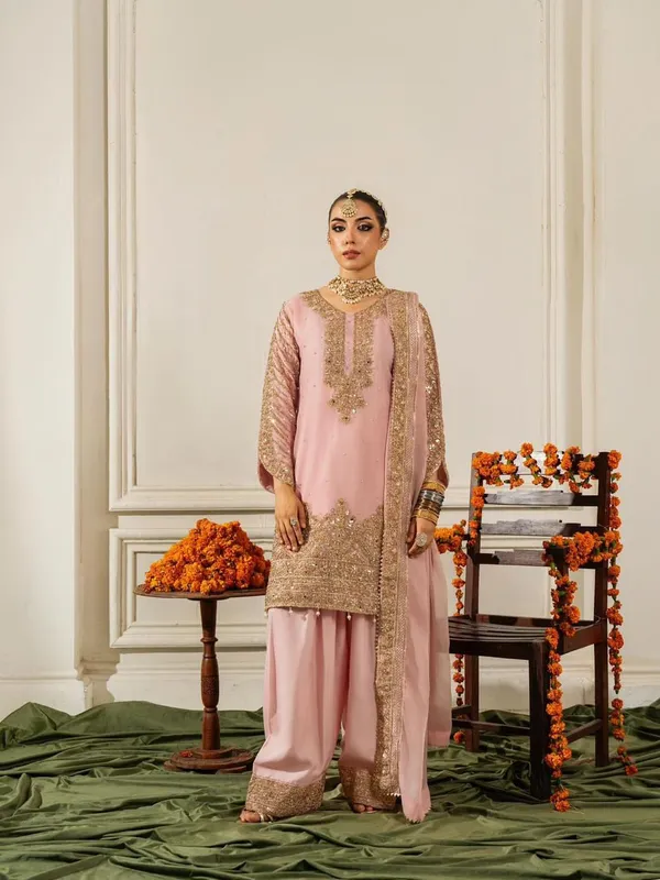 Light_Pink_Chinon_Premium_&_Fancy_Design_Sharara_Set_For_Women