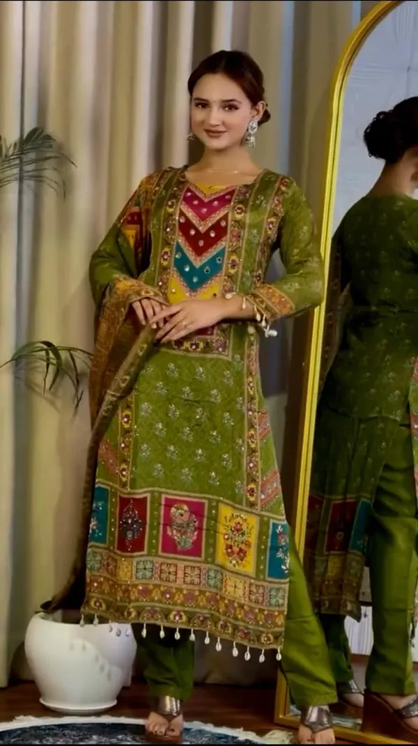 Green_Cotton_Premium_&_Fancy_Design_Suit_For_Women
