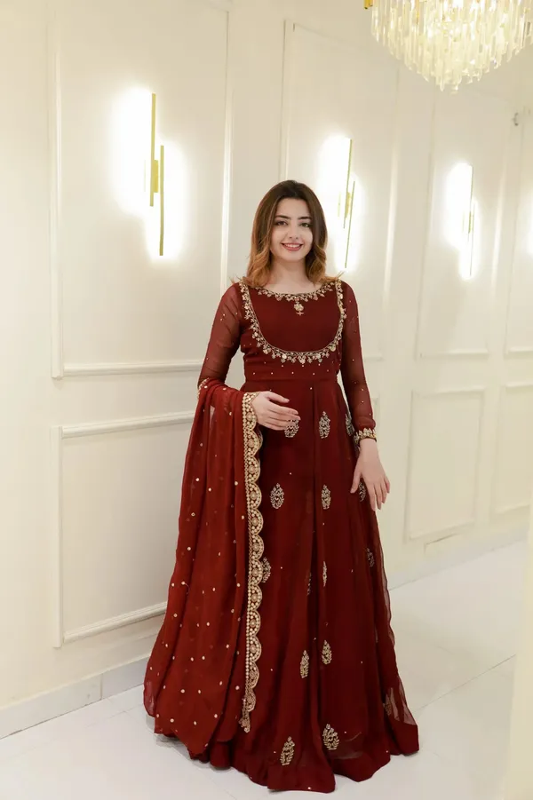 Maroon_Premium_Chiffon_Premium_&_Fancy_Design_Anarkali_Set_For_Women