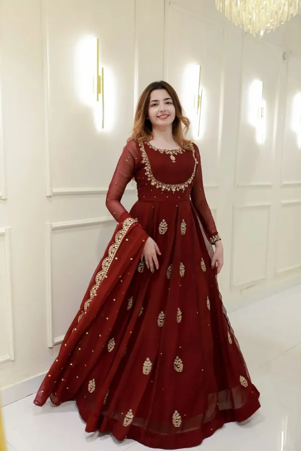 Maroon_Premium_Chiffon_Premium_&_Fancy_Design_Anarkali_Set_For_Women