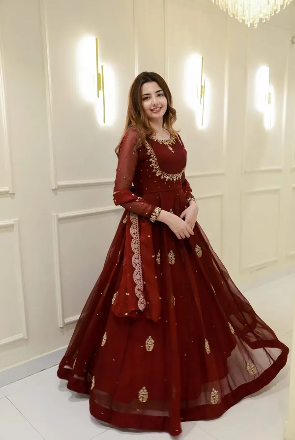 Maroon_Premium_Chiffon_Premium_&_Fancy_Design_Anarkali_Set_For_Women