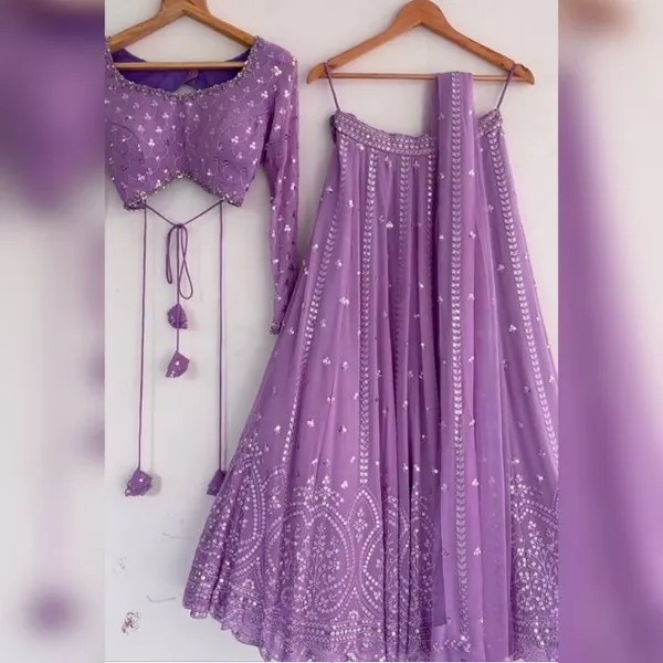Purple_Georgette_Premium_&_Fancy_Design_Lehenga_Set_For_Women