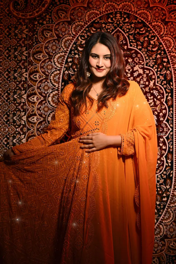 Orange_Georgette_Premium_&_Fancy_Design_Anarkali_Set_For_Women