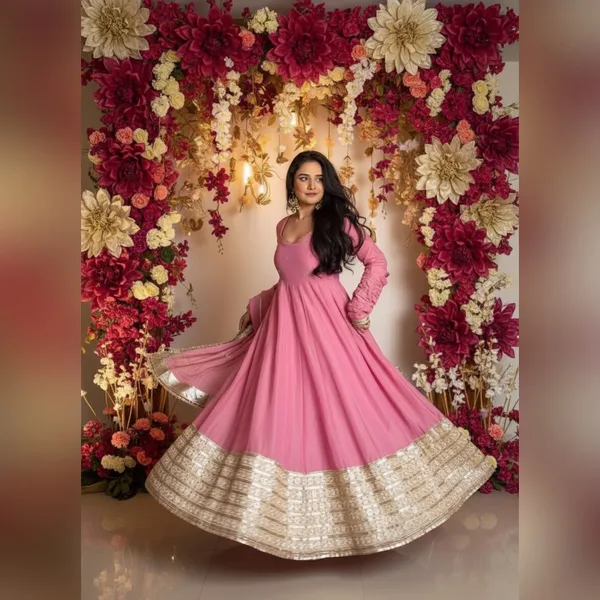 Pink_Cotton_Premium_&_Fancy_Design_Anarkali_Set_For_Women