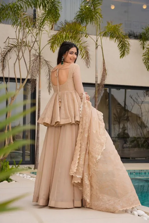 Cream_Organza_Premium_&_Fancy_Design_Sharara_Set_For_Women