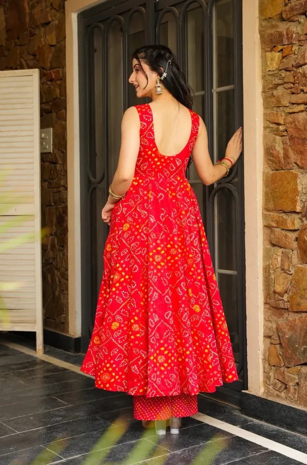 Red_Cotton_Premium_&_Fancy_Design_Anarkali_Set_For_Women