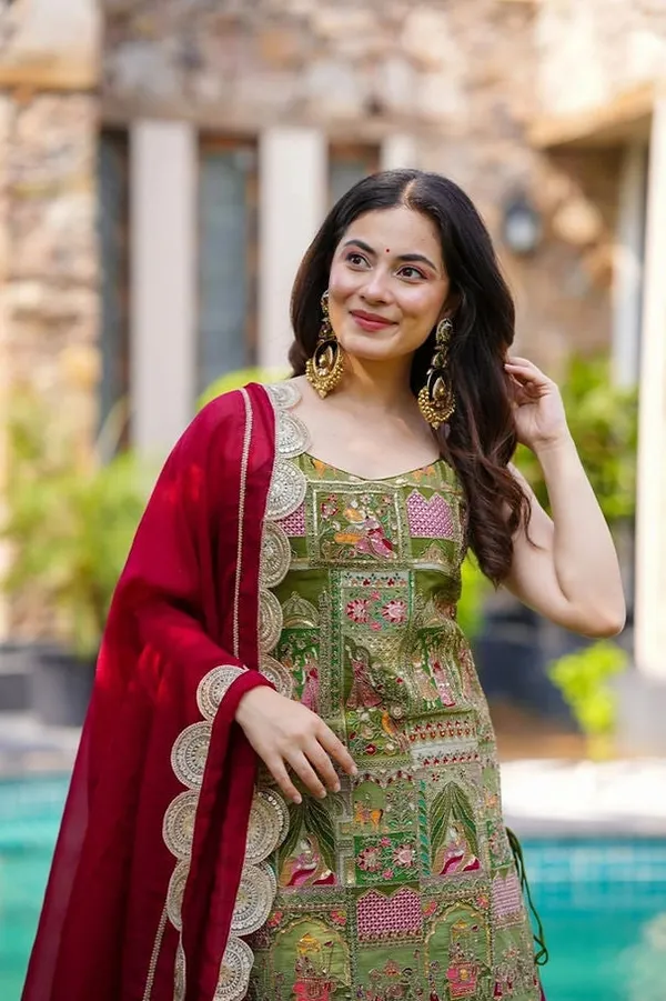 Multicolor_Cotton_Premium_&_Fancy_Design_Sharara_Set_For_Women