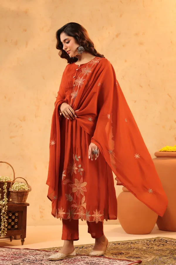 Orange_Mul_Chanderi_Premium_&_Fancy_Design_Suit_Set_For_Women
